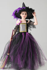 Spider Sleeve Dress Kid Halloween Costume