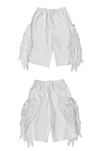 Wing Patchwork Cropped Pants