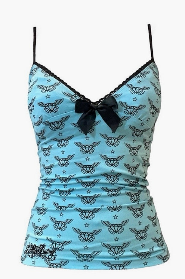 Retro Cute Knuckle Duster Print Cami Secondary image