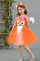Fox Tutu Dress Kid Halloween Costume