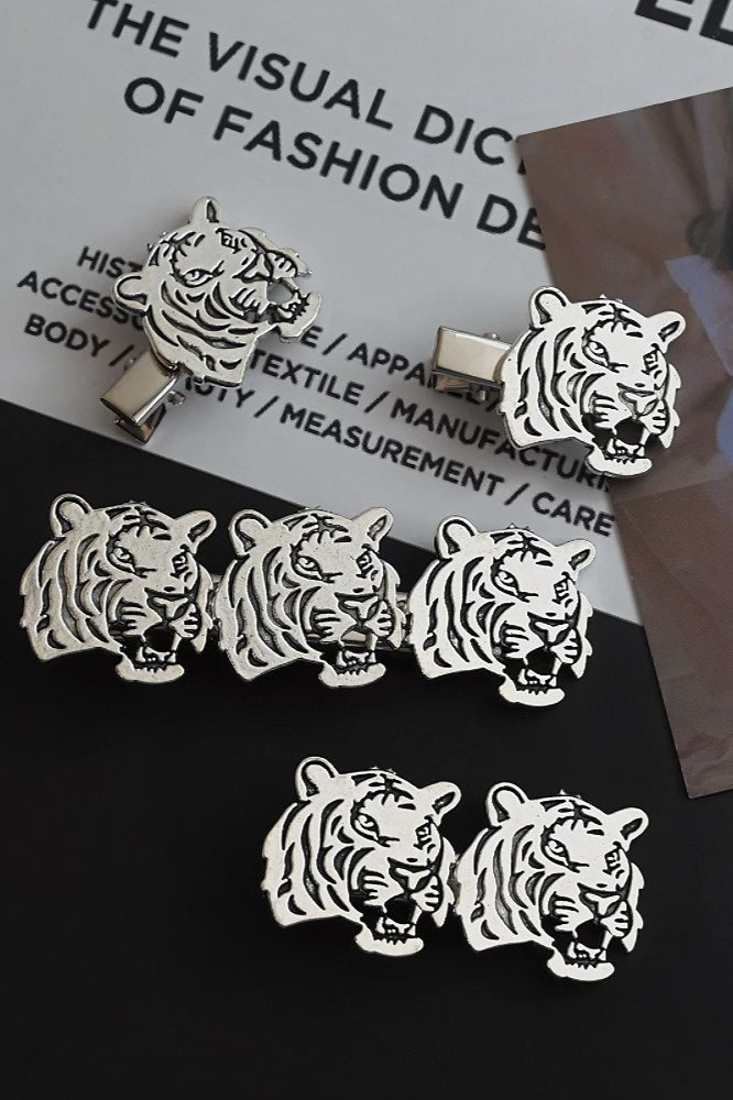 Vintage Dark Tiger Head Hair Accs Main image