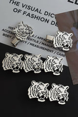 Vintage Dark Tiger Head Hair Accs