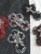 Lace Trim Cross Hair Accs