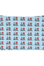 Blue I Love Me Print Mini Skirt
