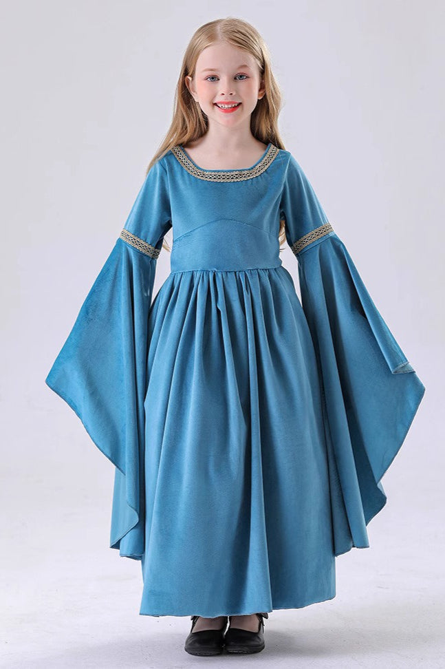 Vintage Royal Gown Kid Halloween Costume Secondary image