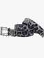 Leopard Print Studded Punk Belt