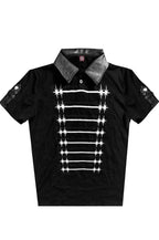 Cross Graphic Short Sleeve Polo T-Shirt