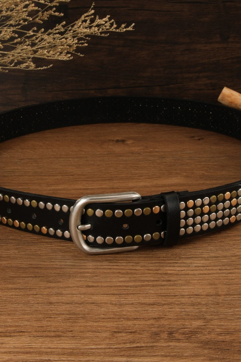 Boho Punk Studded Casual Belt Secondary image