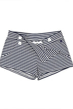 Double Button Side Detail Shorts