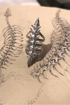 Retro Gothic Skeleton Ring