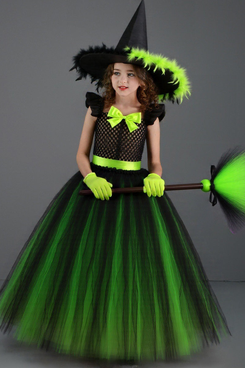 Evil Witch Dress Kid Halloween Costume Secondary image