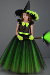 Evil Witch Dress Kid Halloween Costume