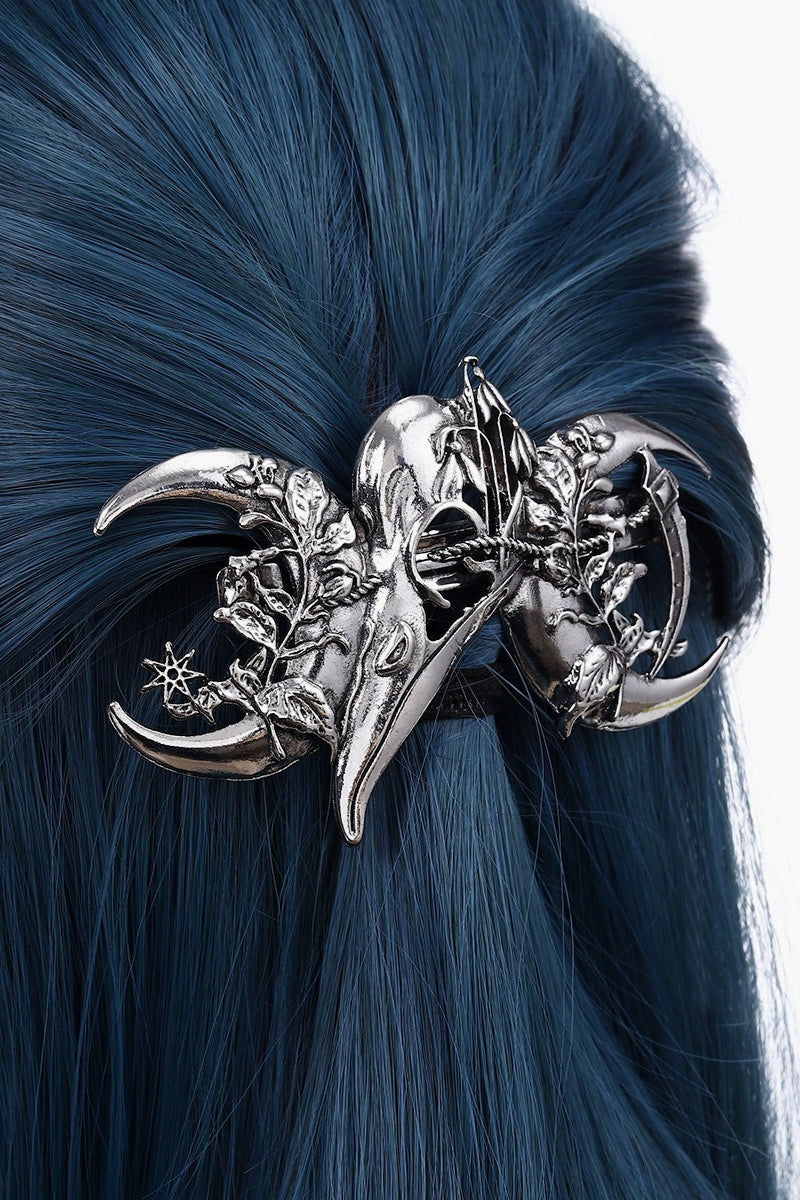 Vintage Gothic Leaf Moon Hair Accs