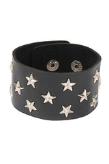 Punk Pu Star Rivet Bracelet