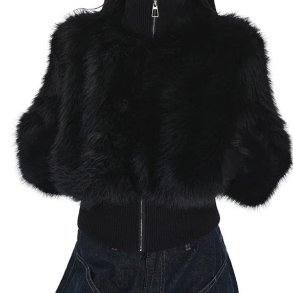Soft Thick Pile Furry Jacket