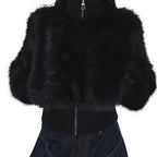 Soft Thick Pile Furry Jacket