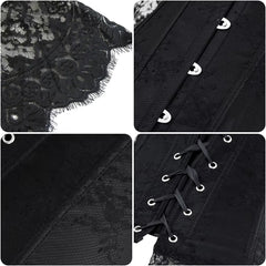 Off-Shoulder Floral Corset