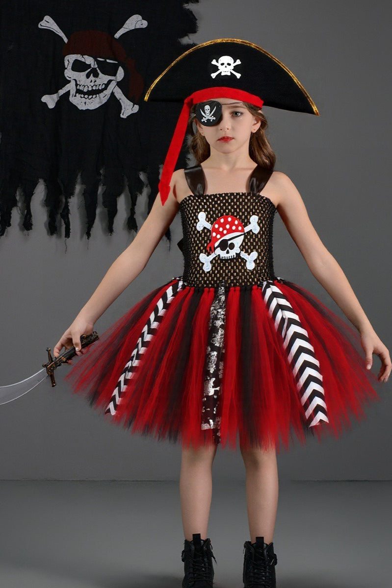 Pirate Princess Dress Kid Halloween Costume Main image