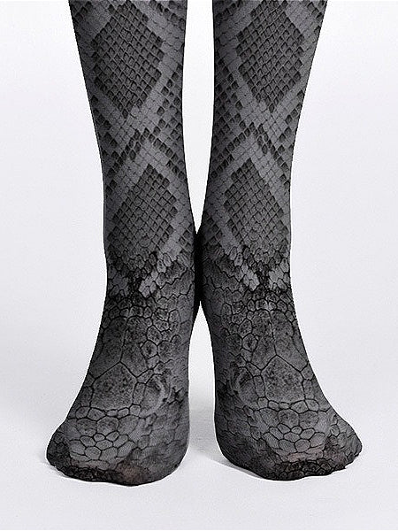 Street Style Snake Pattern Tights