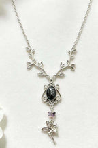 Branch Fairy Drop Pendant Necklaces