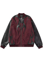 Contrast Sleeve Bomber Jackets
