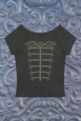 Street Style Stained Glass Print T-shirt