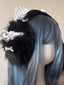 Gothic Skeleton Cross Earmuf