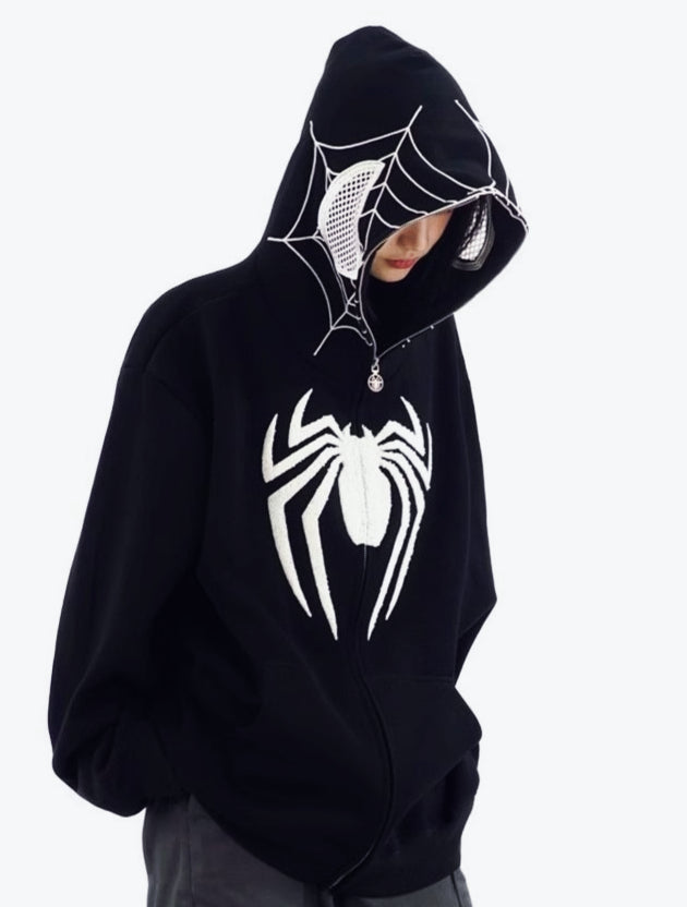 Black Spider Graphic Hoodie Secondary image