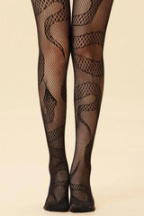 Sexy Snake Pattern Punk Fishnet Socks