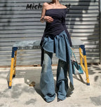 Y2K Gothic Skirt Baggy Harajuku Pant