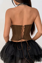Chic Boned Strapless Slimming Corset