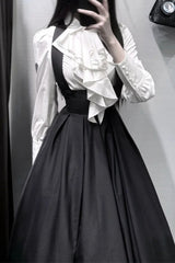 Gothic Nun Lolita Midi Dress