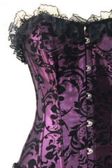Lace-Up Satin Underbust Corset