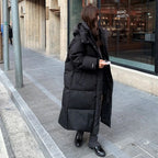 Reversible Long Hooded Parka Coat