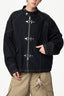 Metal Clasp Contrast Stitch Jackets