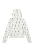Vintage Polka Dot Harajuku Zip-Up Hoodie
