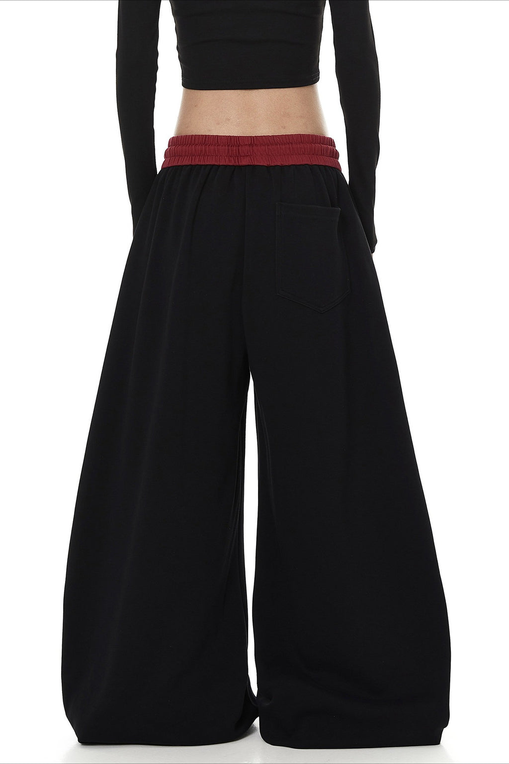 Graffiti Print Wide Leg Pants