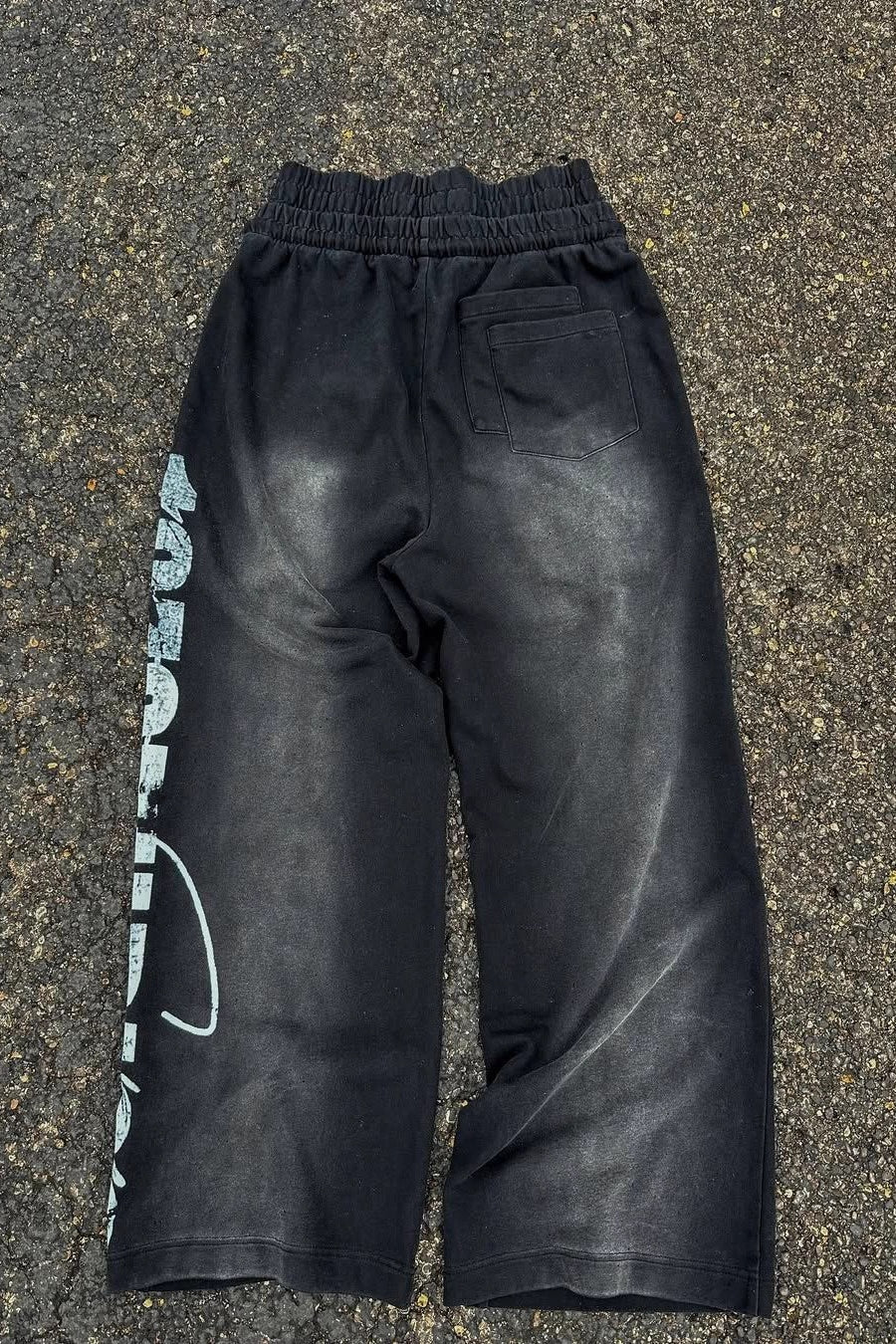 Edgy Y2K Drawstring Long Casual Pants Secondary image