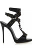 Strappy Studded Stiletto Sandals