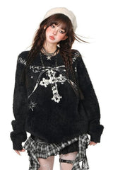Gothic Streetwear Slim Sweater