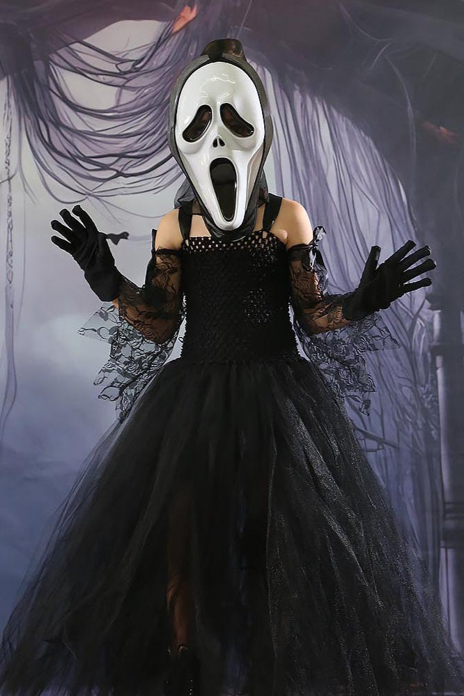 Scary Mask Outfit Kid Halloween Costume Main image