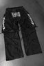 Fur Trim Patchwork Loose Denim Pants