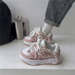 Black Gray Gothic Chunky Sneaker