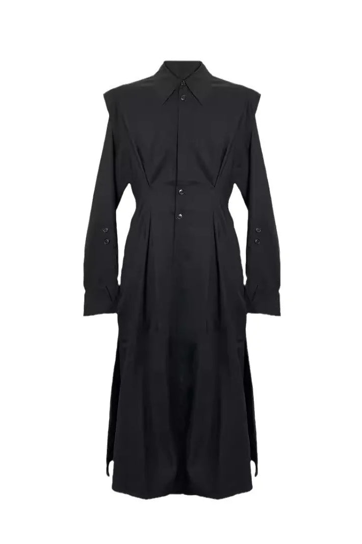 Gothic Asymmetric Hem Shirt Coat Main image