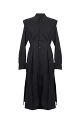 Gothic Asymmetric Hem Shirt Coat