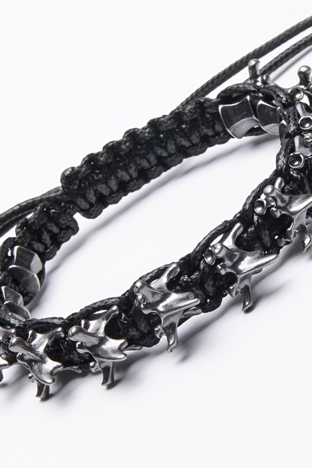 Punk Dark Alloy Dragon Bone Adjustable Bracelet