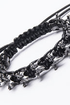 Punk Dark Alloy Dragon Bone Adjustable Bracelet