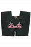 Punk Rock Y2K Print Men's Straight Denim Pants