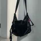 Designer Luxury Tassel Chain Y2K Goth Techwear Gothic Crossbody Sling Shoulder Bag Halloween