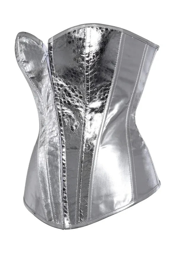 Silver Gold Vintage Gothic Corset Secondary image
